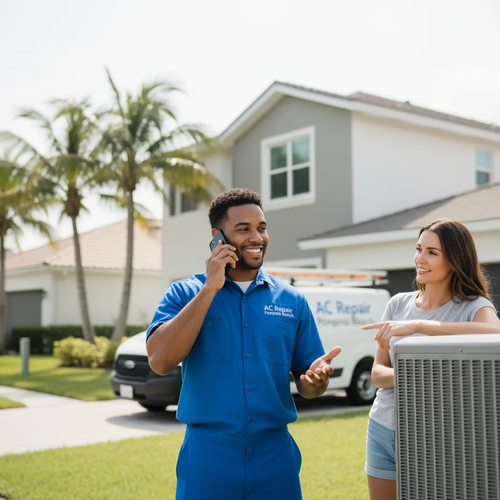 AC Repair Pompano Beach customer support in Trafford